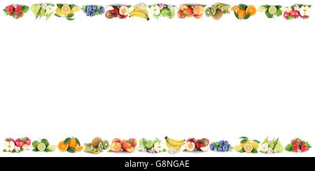 Frutti di colore arancione apple arance frutta con copyspace spazio copia Foto Stock