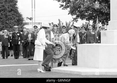 D-Giorno Anniversario - Bayeux, Francia Foto Stock