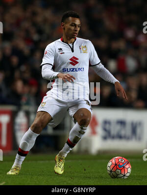 MK Dons / Northampton Town - Emirates fa Cup - terza ripetizione a turno - Stadium mk. Rob Hall, MK Dons Foto Stock