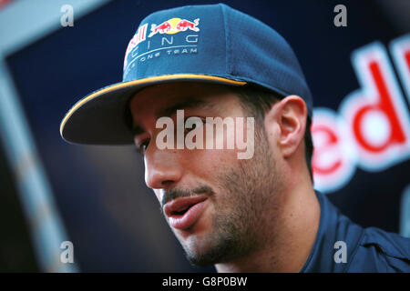2016 Test - giorno uno - circuito di Catalunya. Daniel Ricciardo della Red Bull durante la prima giornata di test sul circuito di Catalunya, Barcellona. Foto Stock