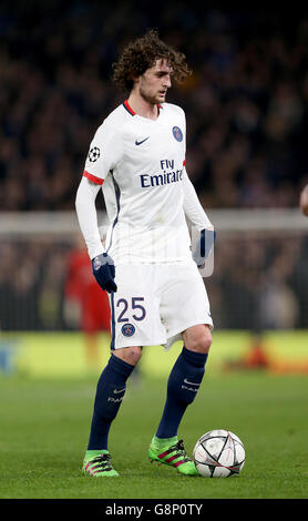 Chelsea v Paris Saint Germain - UEFA Champions League - turno di sedici - seconda tappa - Stamford Bridge. Adrien Rabiot, Parigi Saint-Germain Foto Stock