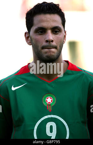 Calcio - International friendly - Marocco v Togo - Stade Robert Diochon. Abdelaziz Ahanfouf, Marocco Foto Stock