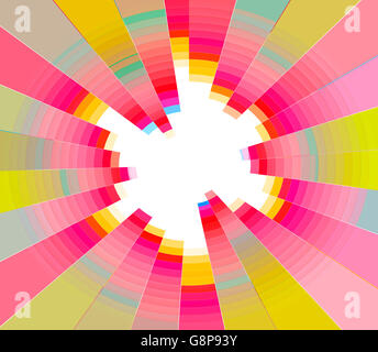 Abstract estate i colori di sfondo del cerchio Foto Stock