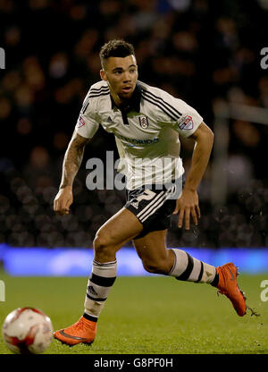 Fulham v Burnley - Campionato Sky Bet - Craven Cottage. Ryan Fredericks di Fulham Foto Stock