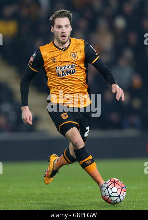 Hull City / Arsenal - Emirates fa Cup - Fifth Round Replay - KC Stadium. Nick Powell di Hull City Foto Stock