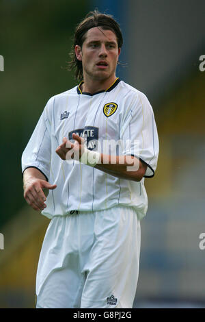 Calcio - friendly - Halifax Town v Leeds United - The Shay Stadium. Gylfi Einarsson, Leeds United Foto Stock