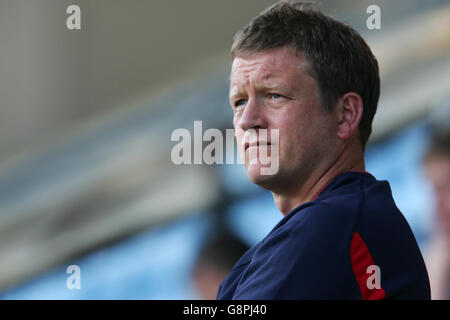 Calcio - friendly - Halifax Town v Leeds United - The Shay Stadium. Chris Wilder, responsabile della città di Halifax Foto Stock