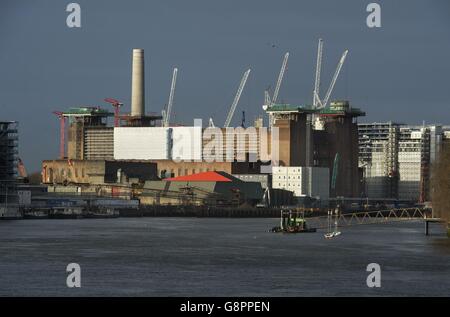 Battersea Power Station - London Foto Stock