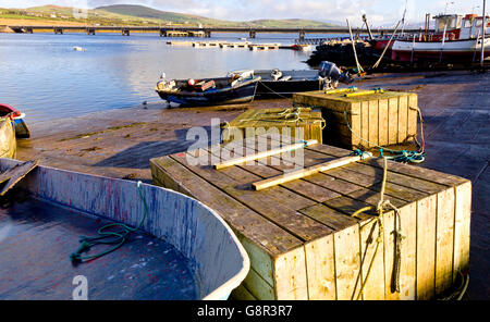 In Theshoreline Portmagee nella Contea di Kerry Irlanda, Europa. Foto Stock