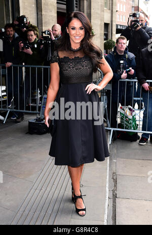 Vicky Pattison partecipa ai 2016 Television and radio Industries Club Awards, Grosvenor House, Park Lane, Londra. PREMERE ASSOCIAZIONE foto. Data immagine: Martedì 8 marzo 2016. Il credito fotografico dovrebbe essere: Ian West/PA Wire Foto Stock