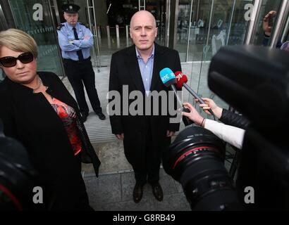 Anglo Irish Bank causa in tribunale Foto Stock