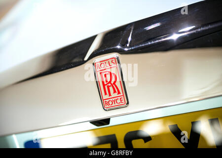 Rolls Royce Alba - Dettaglio con emblema Foto Stock