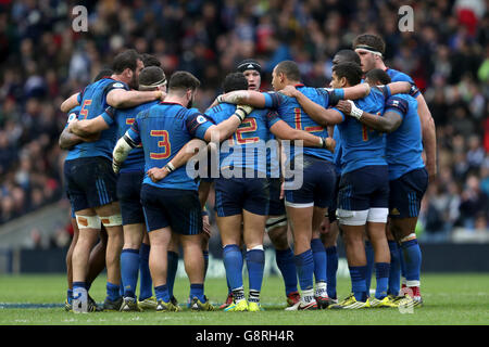 Scozia v Francia - 2016 RBS Sei Nazioni - BT Murrayfield Foto Stock