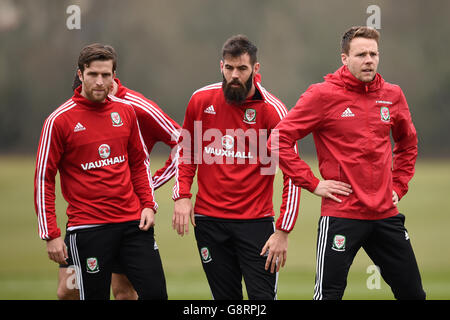 Il Galles v Irlanda del Nord - International Friendly - Galles sessione di formazione - Vale Resort Foto Stock