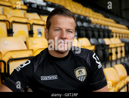 Mark Cooper Conferenza stampa - Meadow Lane Foto Stock