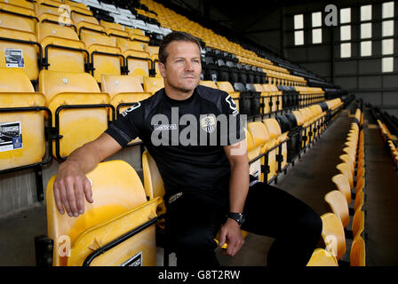 Mark Cooper Conferenza stampa - Meadow Lane Foto Stock