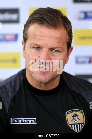 Mark Cooper, direttore della contea di Notts, durante una conferenza stampa a Meadow Lane, Nottingham. Foto Stock