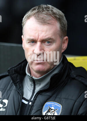 Burton Albion v Oldham Athletic - Cielo lega Bet One - Pirelli Stadium Foto Stock