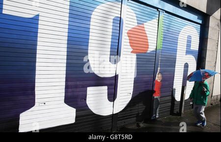1916 Pasqua commemorazione di salita Foto Stock