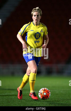 Doncaster Rovers Belles e Chelsea Ladies - fa Women Super League - Keepmoat Stadium. Natasha Dowie, Doncaster Rovers Belles Foto Stock