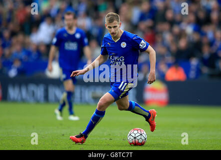 Leicester City / Southampton - Barclays Premier League - King Power Stadium. Marc Albrighton di Leicester City Foto Stock