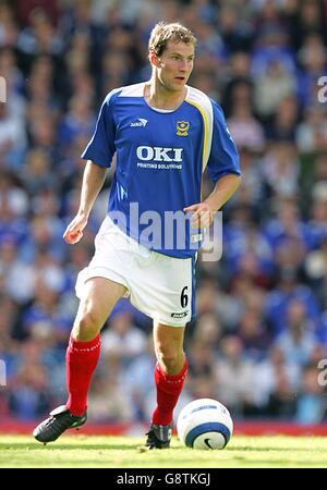 Calcio - fa Barclays Premiership - Portsmouth v Birmingham City - Fratton Park. Brian Priske, Portsmouth Foto Stock