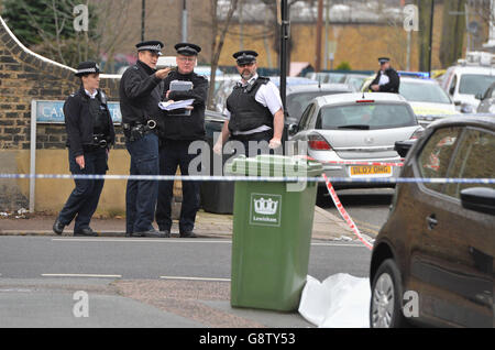 Lewisham accoltellato Foto Stock