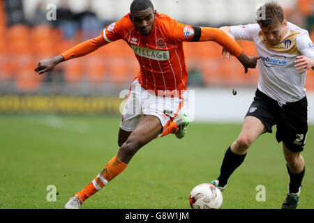 Blackpool v Colchester United - Cielo lega Bet One - Bloomfield Road Foto Stock