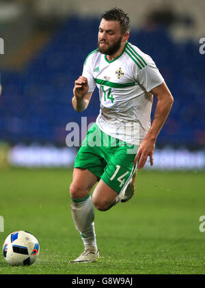 Galles / Irlanda del Nord - International friendly - Cardiff City Stadium. Stuart Dallas, Irlanda del Nord Foto Stock