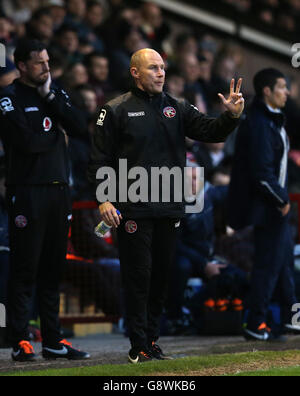Walsall / Shrewsbury Town - Sky Bet League One - Banks's Stadium. Jon Whitney, direttore di Walsall Foto Stock