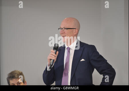 Press Association Chief Executive Clive Marshall alla conferenza European Alliance of News Agencies (EANA), Grange Tower Hotel, Londra. Foto Stock