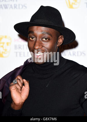 Ivano Jeremiah partecipa alla House of Fraser British Academy Television Craft Nominees Party al Mondrian di Londra. PREMERE ASSOCIAZIONE foto. Data immagine: Giovedì 21 aprile, 2016. Il credito fotografico dovrebbe essere: Ian West/PA Wire Foto Stock