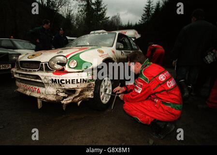 Rally - Rete Q RAC Rally - Galles Foto Stock