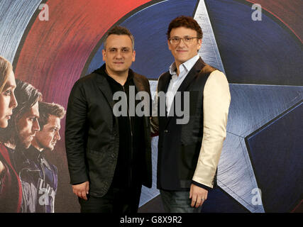 Captain America: guerra civile Photocall - Londra Foto Stock
