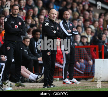 Walsall / Fleetwood Town - Sky Bet League One - Bescot Stadium. Il direttore di Walsall, Jon Whitney Foto Stock