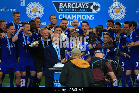 Il Leicester City v Everton - Barclays Premier League - Re dello stadio di potenza Foto Stock