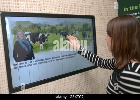 McDonald's seguire la nostra campagna Foodsteps Foto Stock