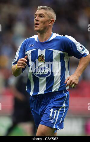 Calcio - fa Barclays Premiership - Wigan Athletic v Bolton Wanderers - JJB Stadium. Graham Kavanagh, atletico di Wigan Foto Stock