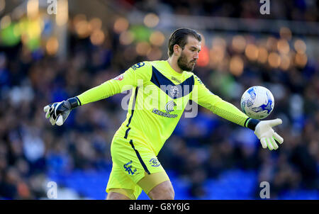 Birmingham City v Middlesbrough - Campionato Sky Bet - St Andrew's. Adam Legzdins, portiere della città di Birmingham Foto Stock