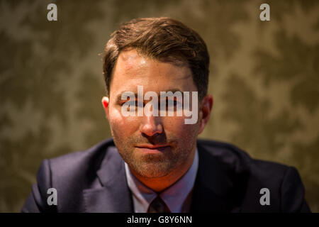 Anthony Joshua v Dominic Breazeale Conferenza stampa - Hilton Syon Park Foto Stock