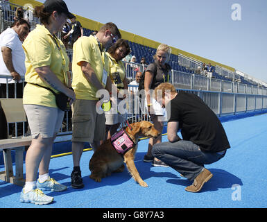 Il principe Harry visita a noi - Giorno 3 Foto Stock