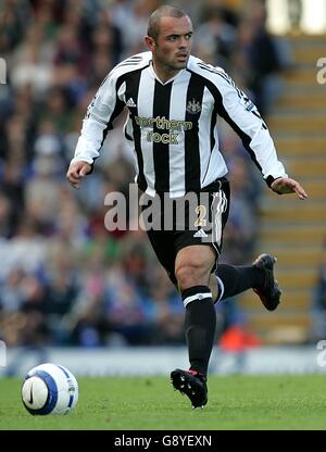 Calcio - fa Barclays Premiership - Portsmouth v Newcastle United - Fratton Park. Steve Carr, Newcastle United Foto Stock