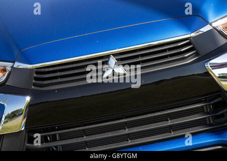 Belleville, Ontario, Canada. Il 24 giugno 2016. La Mitsubishi concessionaria auto a Belleville, Ont., il 24 giugno 2016. © Lars Hagberg/ZUMA filo/Alamy Live News Foto Stock