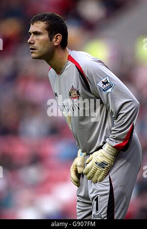 Calcio - fa Barclays Premiership - Sunderland v Portsmouth - lo Stadio di luce. Kelvin Davis, portiere della Sunderland Foto Stock