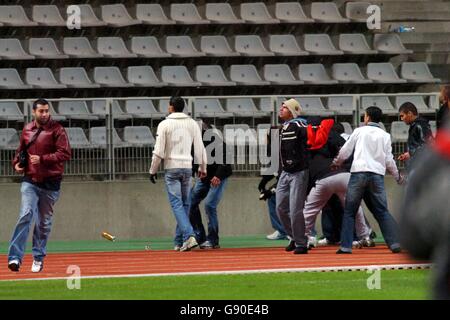 Calcio - amichevole internazionale - Repubblica democratica del Congo v Tunisia - Stade Yves Du Manoir Foto Stock