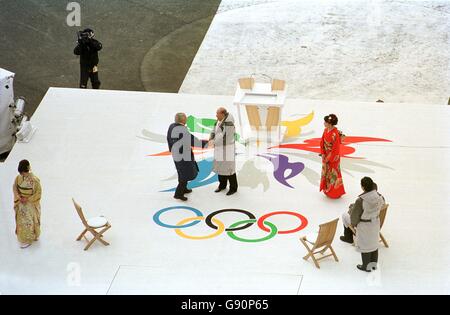 Olimpiadi invernali - Nagano 1998 - Cerimonia di Apertura Foto Stock