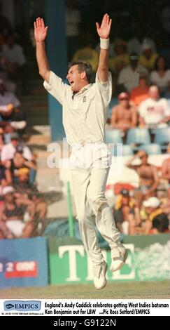 Cricket - Terza prova - West Indies v Inghilterra - Queens Park ovale, Trinidad Foto Stock