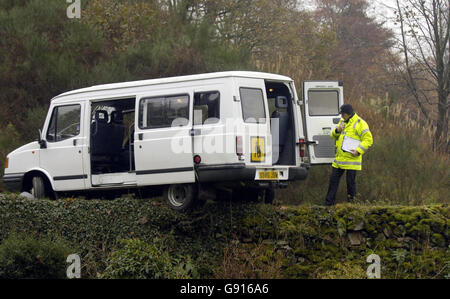 INCIDENTE Bus Foto Stock