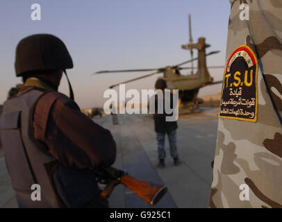 Difesa Iraq training Foto Stock