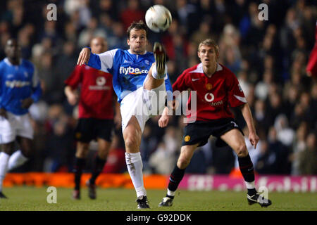 Calcio - Carling Cup - Quarti di Finale - Birmingham City v Manchester United - St Andrews Foto Stock